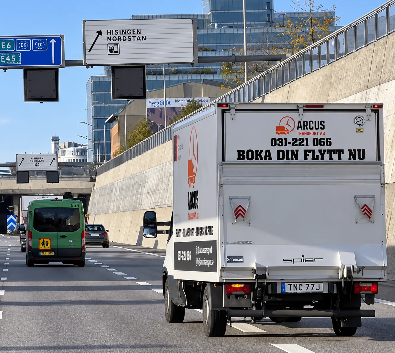 Arcus flyttbil i Göteborg – Flyttning